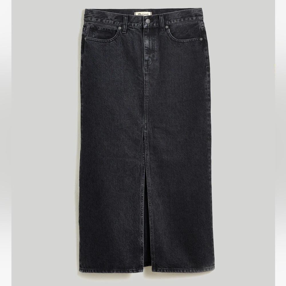 Madewell Denim Midi Skirt